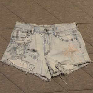 American Eagle Vintage Hi-Rise Festival Shorts